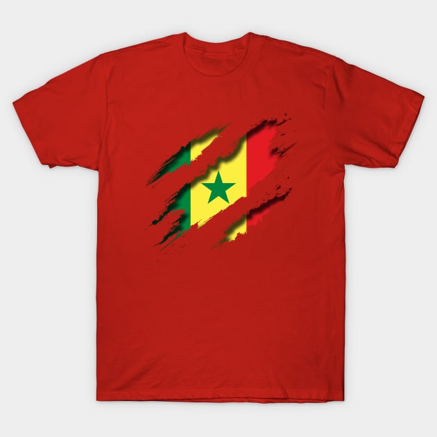 Senegal Shredding T-Shirt by blackcheetah